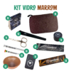 Kit Vidro Marrom Lombrei