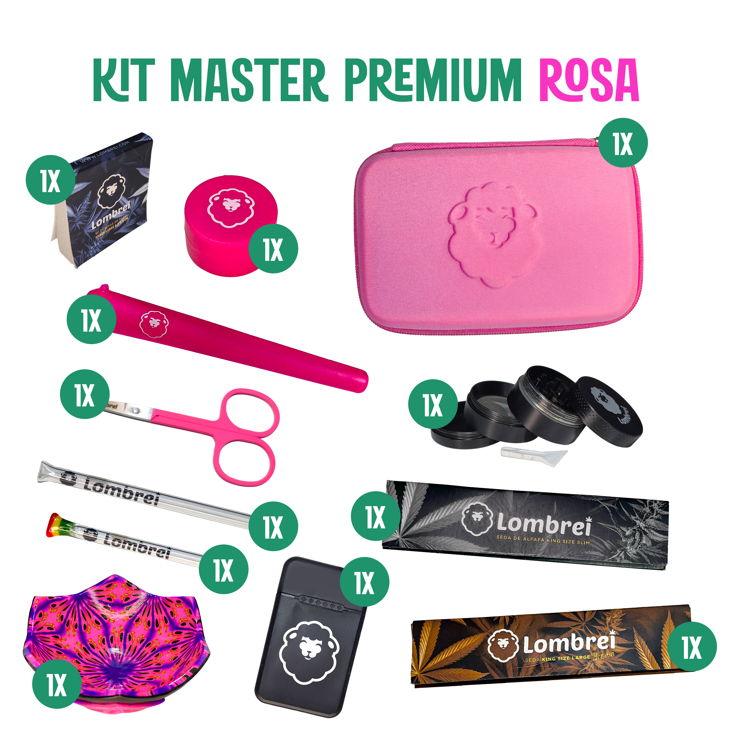 Kit Master Premium Rosa Lombrei