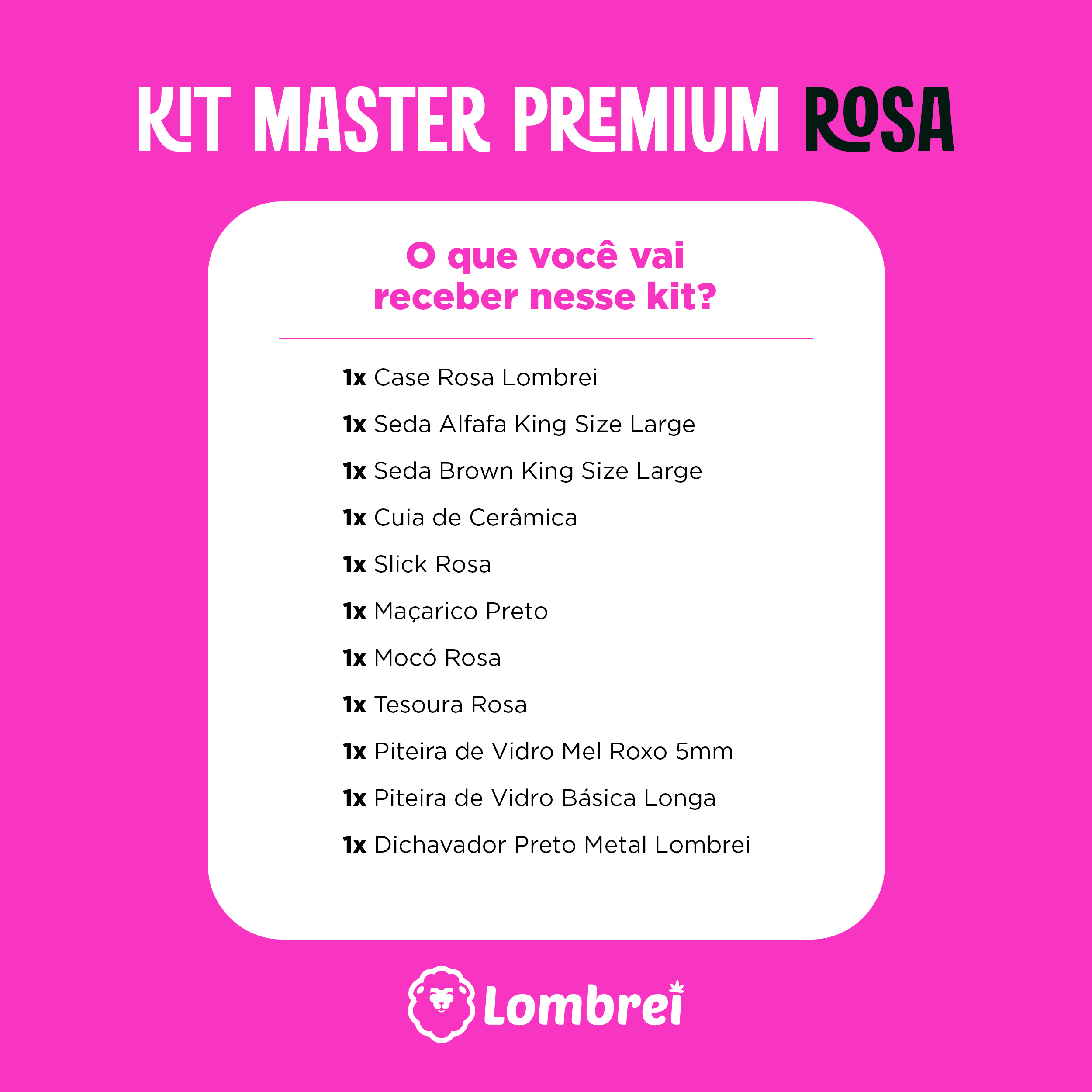 Kit Master Premium Rosa Lombrei - Imagem 2